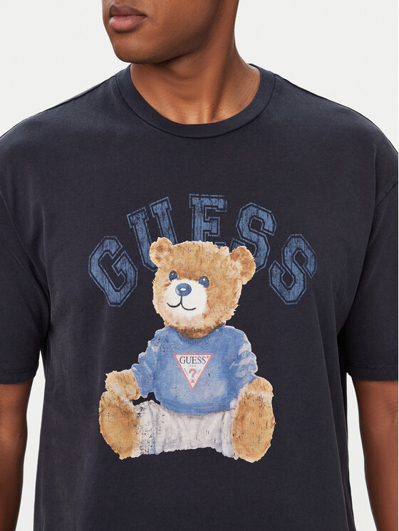 Guess Guess T-Shirt 182885 Niebieski Classic Fit