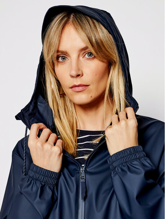 Rains Rains Regenjacke Unisex 1837 Dunkelblau Relaxed Fit
