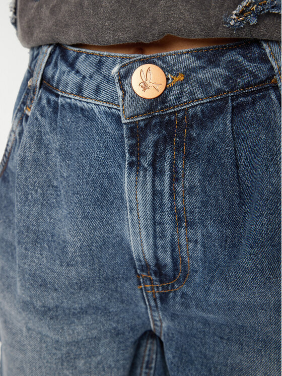 One Teaspoon One Teaspoon Pantaloni scurți de blugi Shakers 26842 Bleumarin Regular Fit