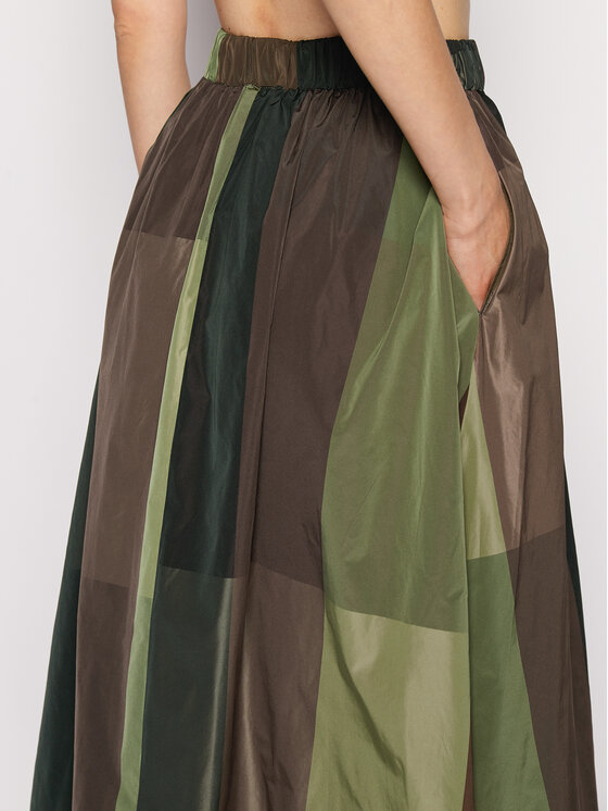 MAX&Co. MAX&Co. Trapez suknja Matrigna 71040622 Zelena Regular Fit