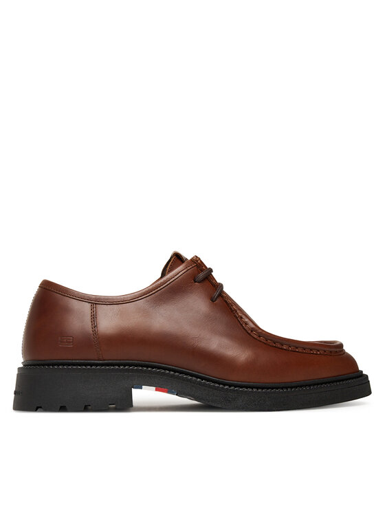 Tommy Hilfiger Tommy Hilfiger Cipele Comfort Lwt Moc Toe FM0FM05588 Smeđa