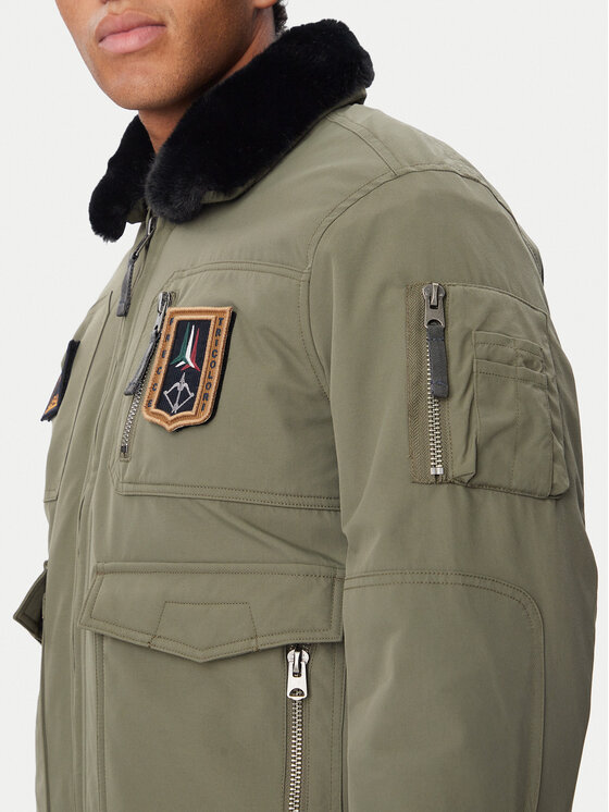 Aeronautica Militare Aeronautica Militare Demisezoninė striukė 262AB3108UCT03151 Chaki Regular Fit