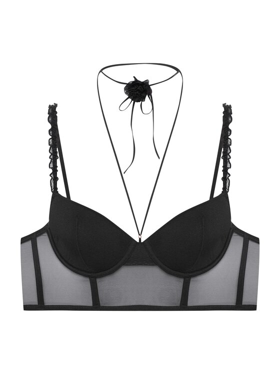 Esotiq Esotiq Biustonosz push-up 41819 Czarny