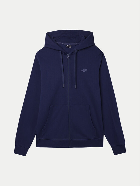 4F 4F Sweatshirt 4FWSS24TSWSM0951 Dunkelblau Regular Fit