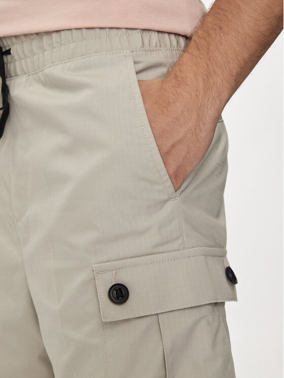 HUGO Hugo Stoffshorts Garlio242 50510594 Grau Regular Fit