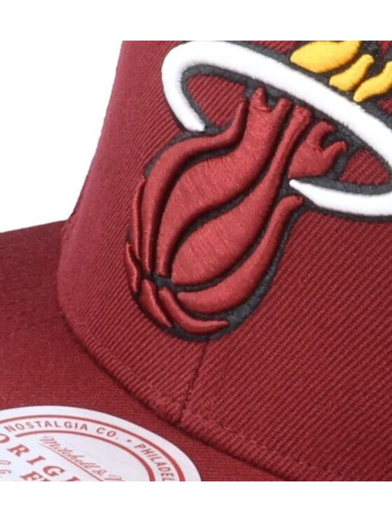 Mitchell & Ness Mitchell & Ness Czapka z daszkiem NBA TEAM GROUND 2.0 SNAPBACK HEAT Czerwony