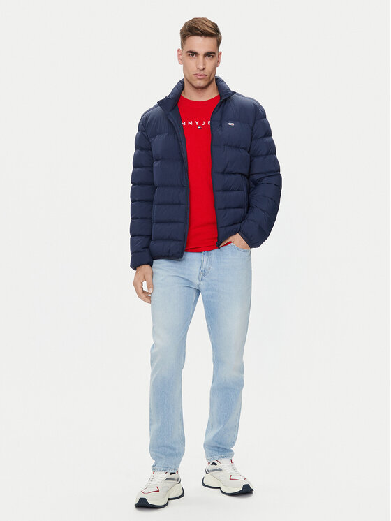 Tommy Jeans Tommy Jeans Pehelykabát DM0DM18909 Sötétkék Regular Fit