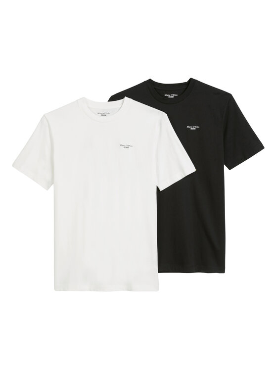 Marc O'Polo Denim Marc O'Polo Denim T-särkide komplekt 5000007362 Must Regular Fit
