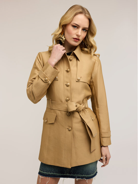 Motivi Motivi Cappotto invernale 0022Q000655N012 Beige Regular Fit