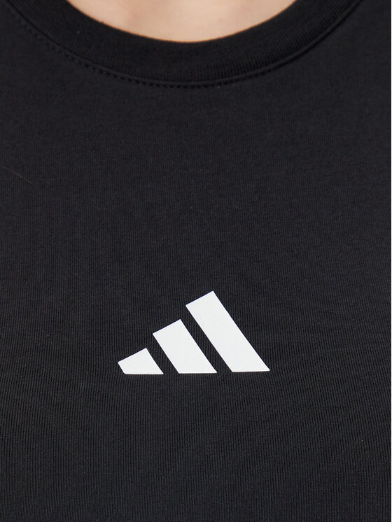 adidas adidas Sukienka codzienna Future Icons Small Logo JE0199 Czarny Slim Fit
