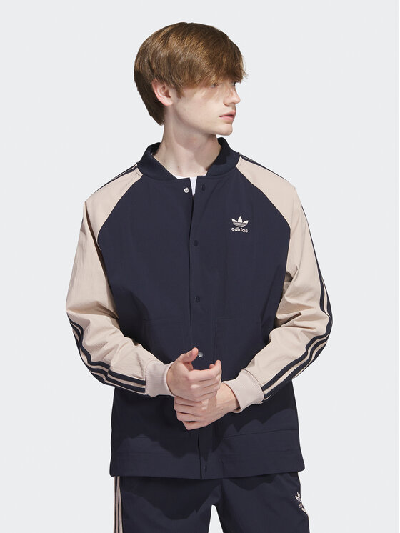 Adidas originals shop woven jacket navy