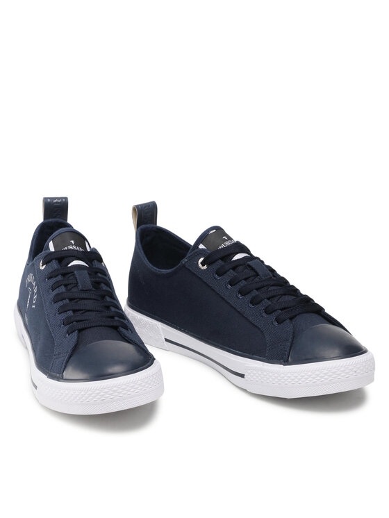 Trussardi Sneakers 77A00406 Bleu marine Modivo.fr