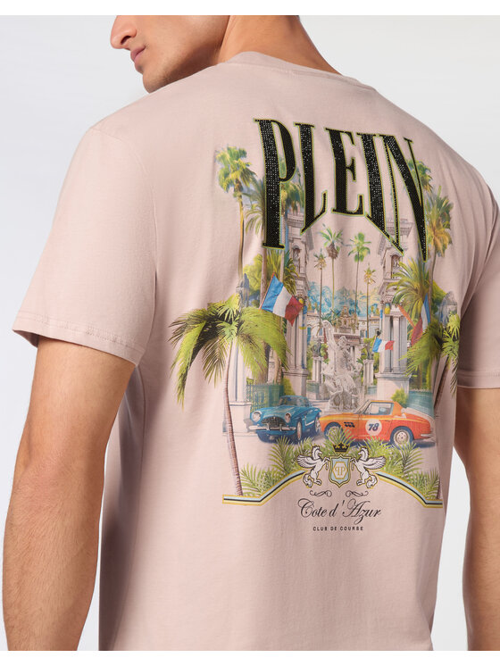 PHILIPP PLEIN PHILIPP PLEIN T-Shirt 24929 Krémová Regular Fit