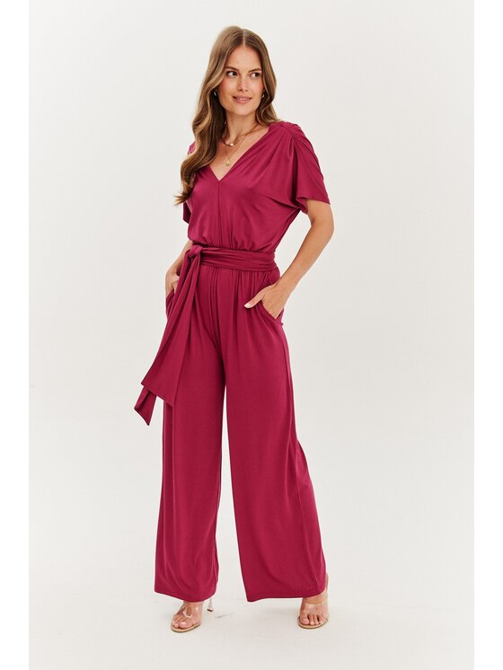 NAOKO NAOKO Overal Mulberry Dream Bordó Regular Fit