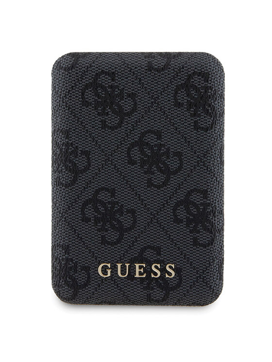 Guess Guess Zestaw prezentowy etui do iPhone 11 + powerbank 4G Metal Logo Czarny