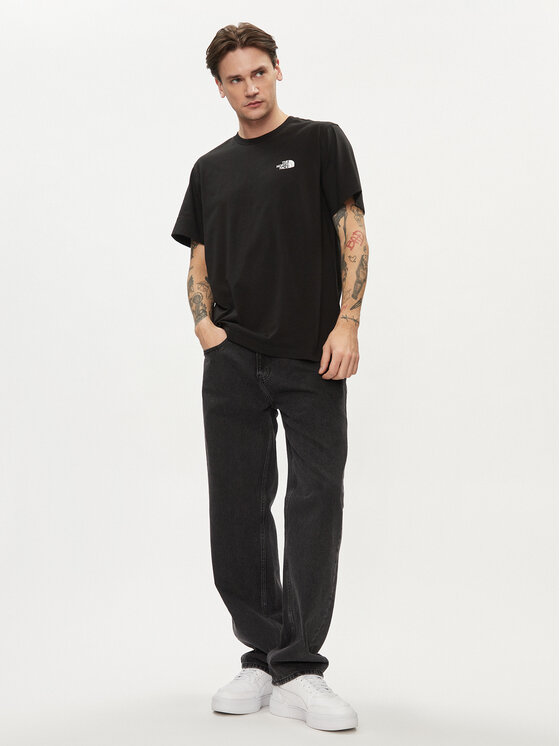 The North Face The North Face Tricou Simple Dome NF0A87NG Negru Regular Fit