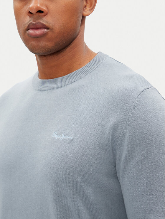 Pepe Jeans Pepe Jeans Džemperis Essential PM702512 Gaiši zils Regular Fit