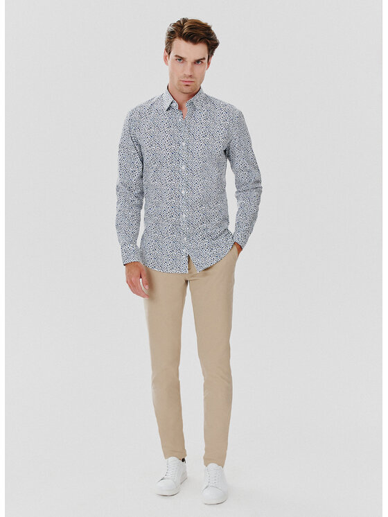 Pako Lorente Pako Lorente Koszula P24WF-1X-026 Biały Slim Fit