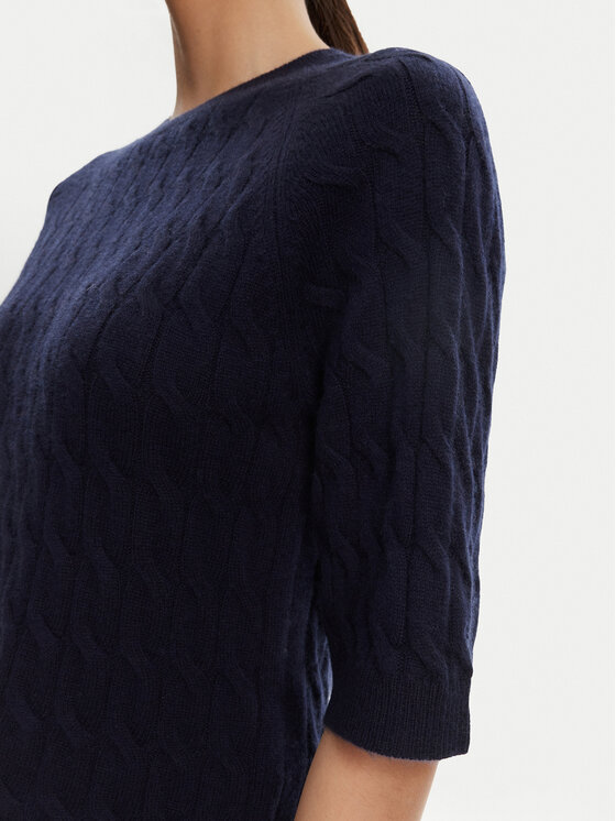 Marella Marella Pulover Franz 2523366084 Mornarsko modra Regular Fit