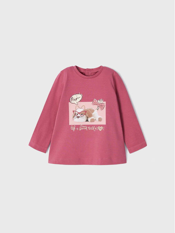 Mayoral Mayoral Bluse 2098 Rosa Regular Fit