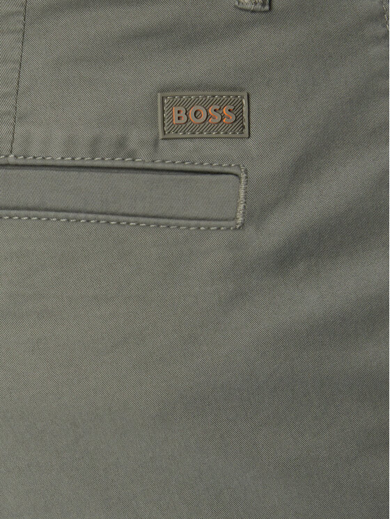 BOSS BOSS Kratke hlače iz tkanine Chino 50536723 Khaki Slim Fit