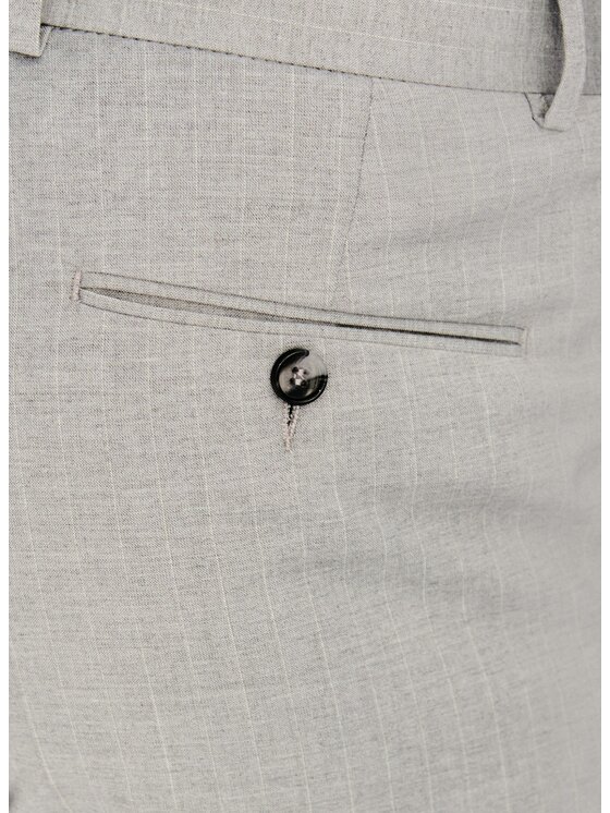 Pako Lorente Pako Lorente Spodnie garniturowe P26SF-6G-031 Szary Slim Fit