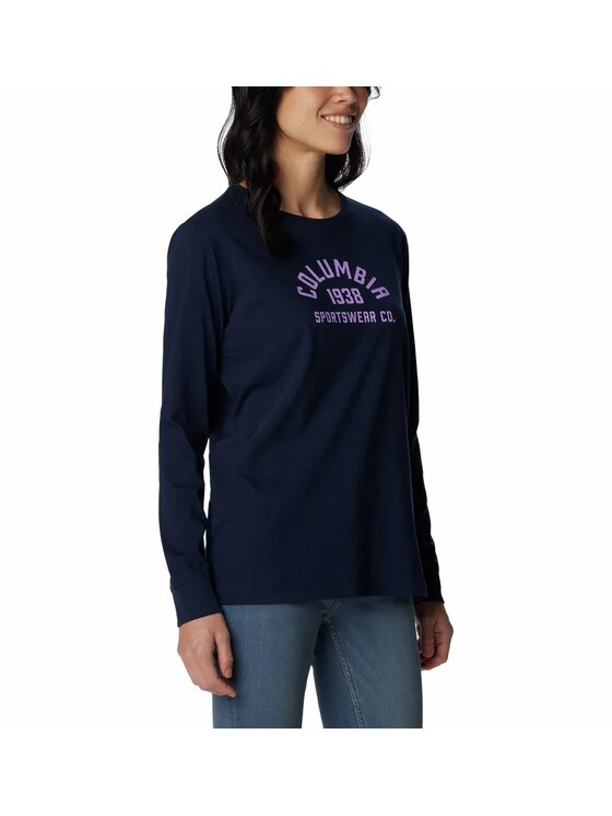 Columbia Columbia Bluza 201348 Niebieski Regular Fit