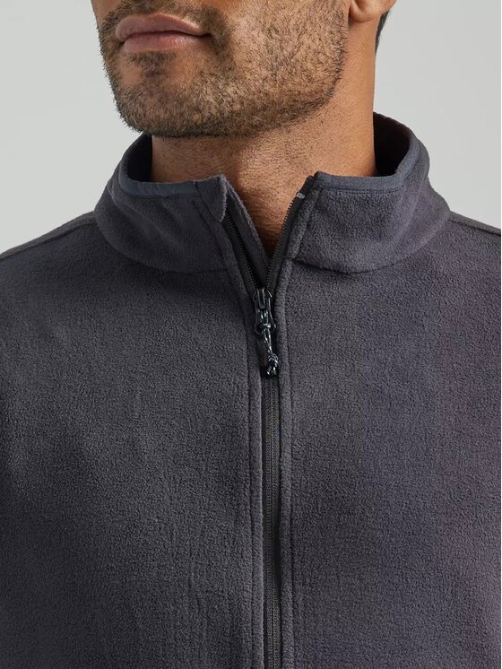 Wrangler Wrangler Giacca di transizione TECHNICAL FLEECE JACKET Nero Regular Fit
