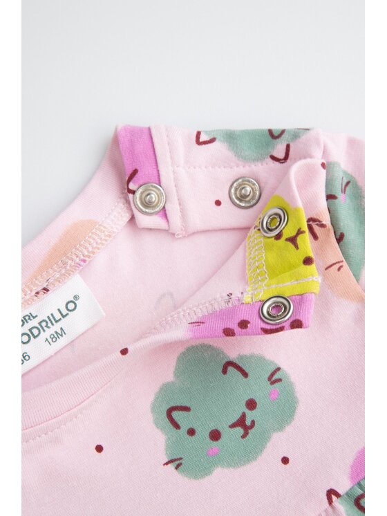 Coccodrillo Coccodrillo Sukienka codzienna WC5129201DGN-022 Kolorowy Regular Fit