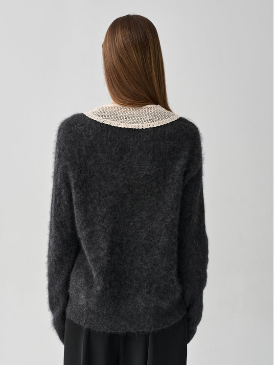 TATUUM TATUUM Sweter KOMPRA Szary Fitted Fit