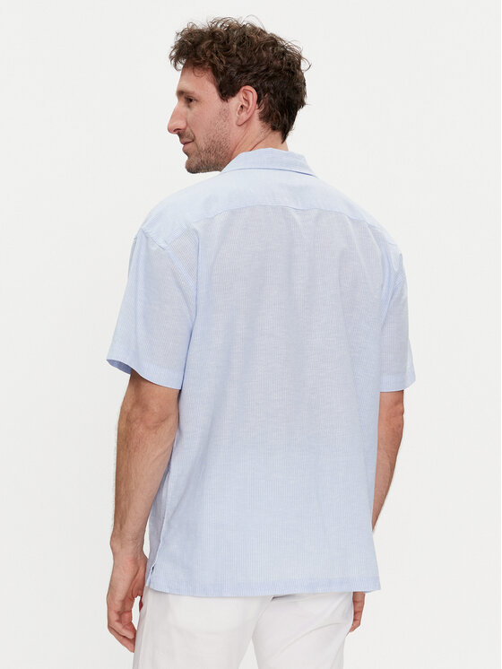 Jack & Jones Jack & Jones Koszula Summer 12248382 Niebieski Relaxed Fit