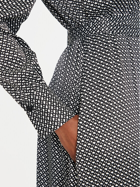 BOSS Boss Haljina košulja Davivio3 50520171 Crna Relaxed Fit