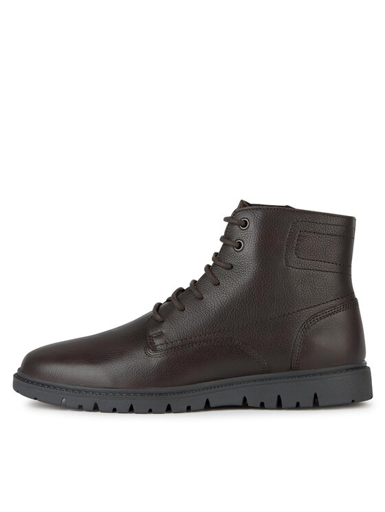 Geox Geox Šnurovacia obuv U Ghiacciaio U36DGD 00046 C6009 Hnedá