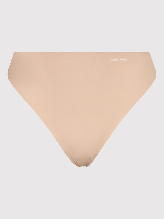 Calvin Klein Underwear Calvin Klein Underwear Stringi 0000D3428E Beżowy