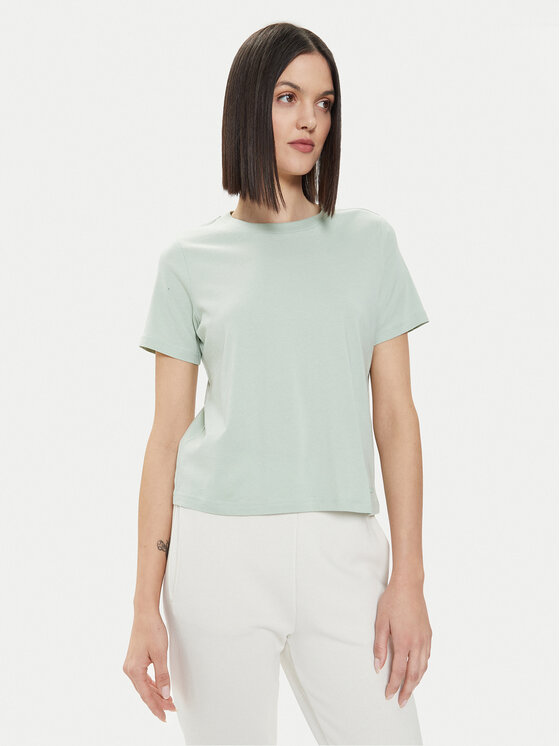 4F 4F T-Shirt 4FWSS24TTSHF1360 Πράσινο Regular Fit