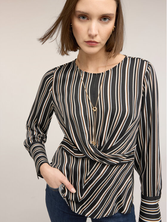 Motivi Motivi Blusa 2023Q001922N0V2 Grigio Regular Fit