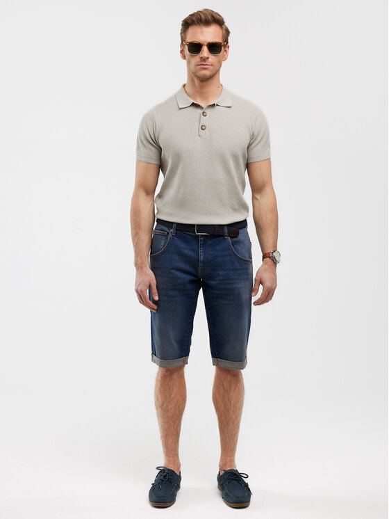 BIG STAR BIG STAR Kurtka jeansowa CONNER Niebieski Basic Fit