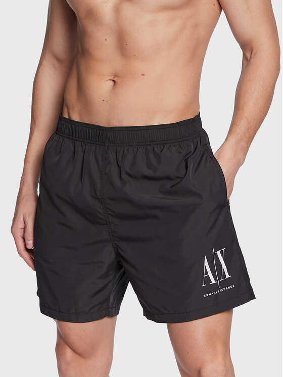 Armani Exchange Armani Exchange Peldšorti 953034 CC623 0002 Melns Regular Fit