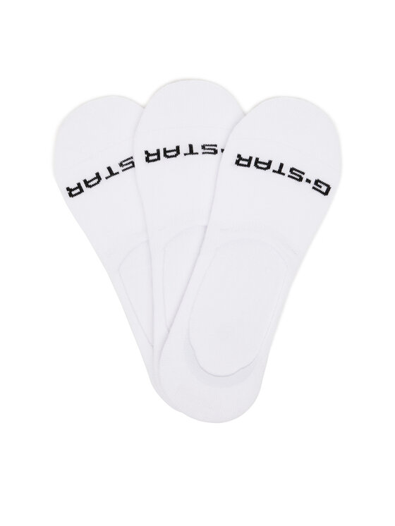 G-Star Raw G-Star Raw Pėdutės AS_G-STAR_S_124_SS25 (3-PACK) Balta