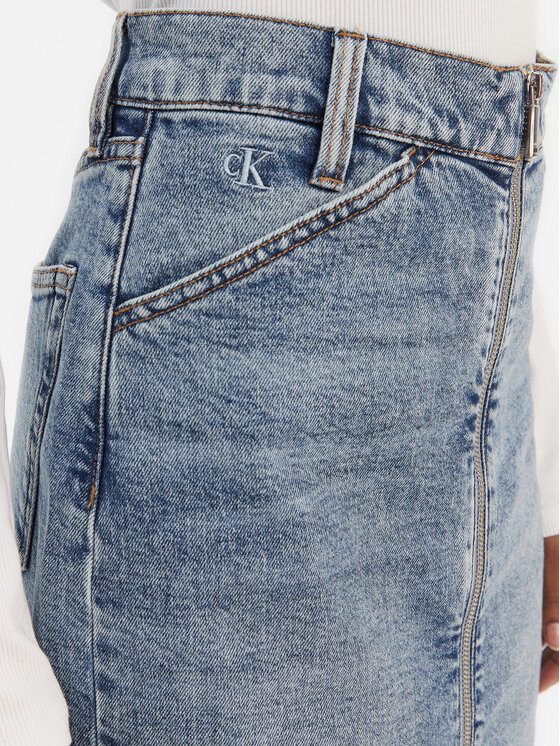 Calvin Klein Jeans Calvin Klein Jeans Spódnica jeansowa LV047E710G Niebieski Regular Fit