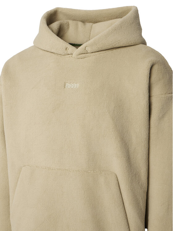 BOSS BOSS Felpa Sw_Teddy Sly 50569779 Beige chiaro Relaxed Fit