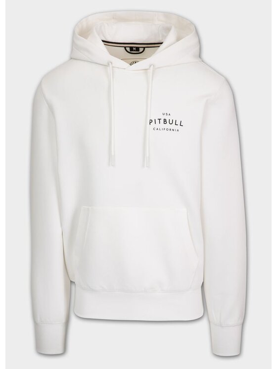 Bluza PITBULL, Rozmiar XL, Biały, Bluza męska z kapturem SAMPSON S