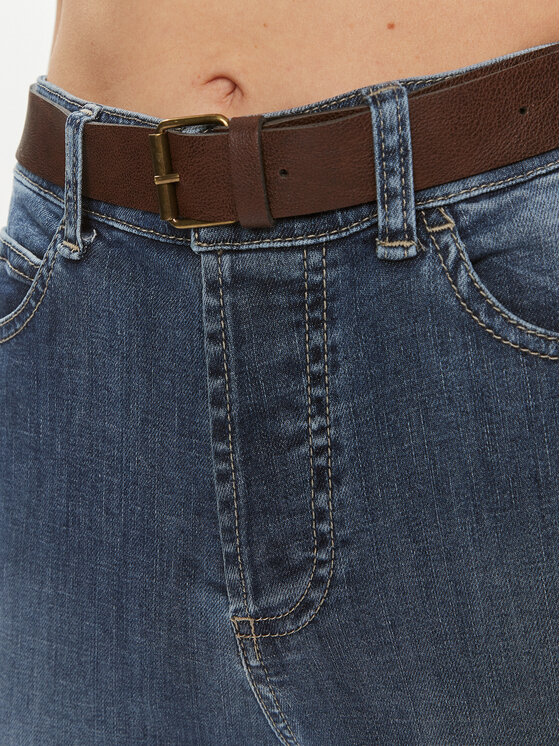 Please Please Jeans P2TDBQ2W7N Blu Straight Leg