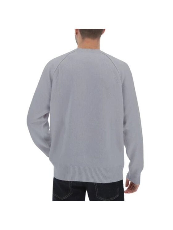 Calvin Klein Calvin Klein Sweter WOOL K10K111954 Szary Regular Fit