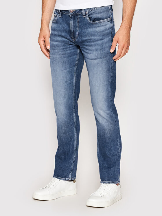 Guess Jeans Hlače M2YAN2 D4Q42 Modra Regular Fit