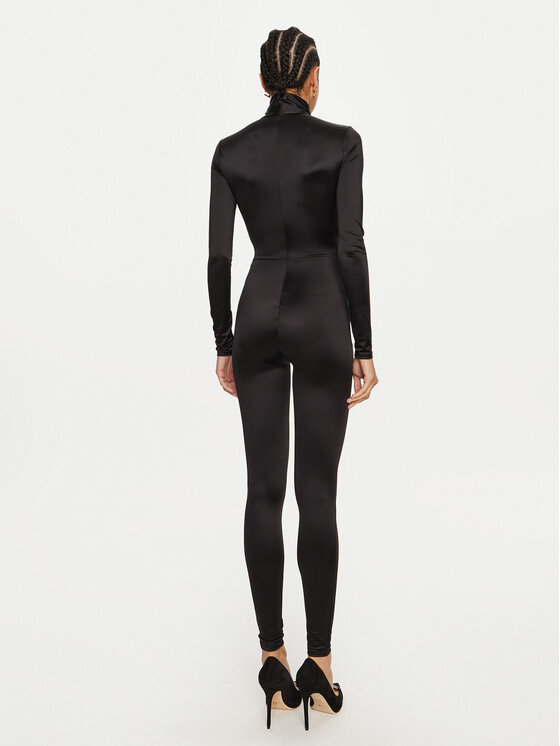 Elisabetta Franchi Elisabetta Franchi Overal TU-T32-47E2 Černá Slim Fit