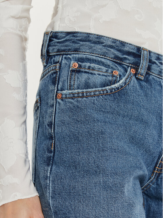 Gina Tricot Gina Tricot Džínsy 21489 Tmavomodrá Straight Fit