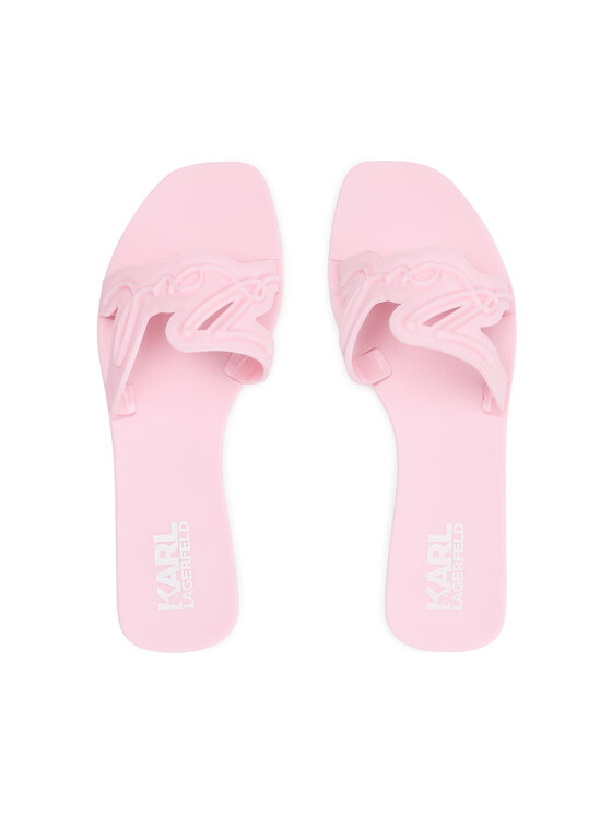 KARL LAGERFELD KARL LAGERFELD Şlapi KL80008 Roz