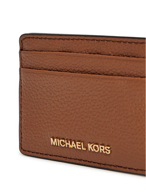 MICHAEL Michael Kors MICHAEL Michael Kors Pouzdro na kreditní karty 32F7GF6D0L Hnědá