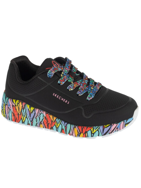 Skechers Skechers Sneakersy Uno Lite - Subtle Love Czarny